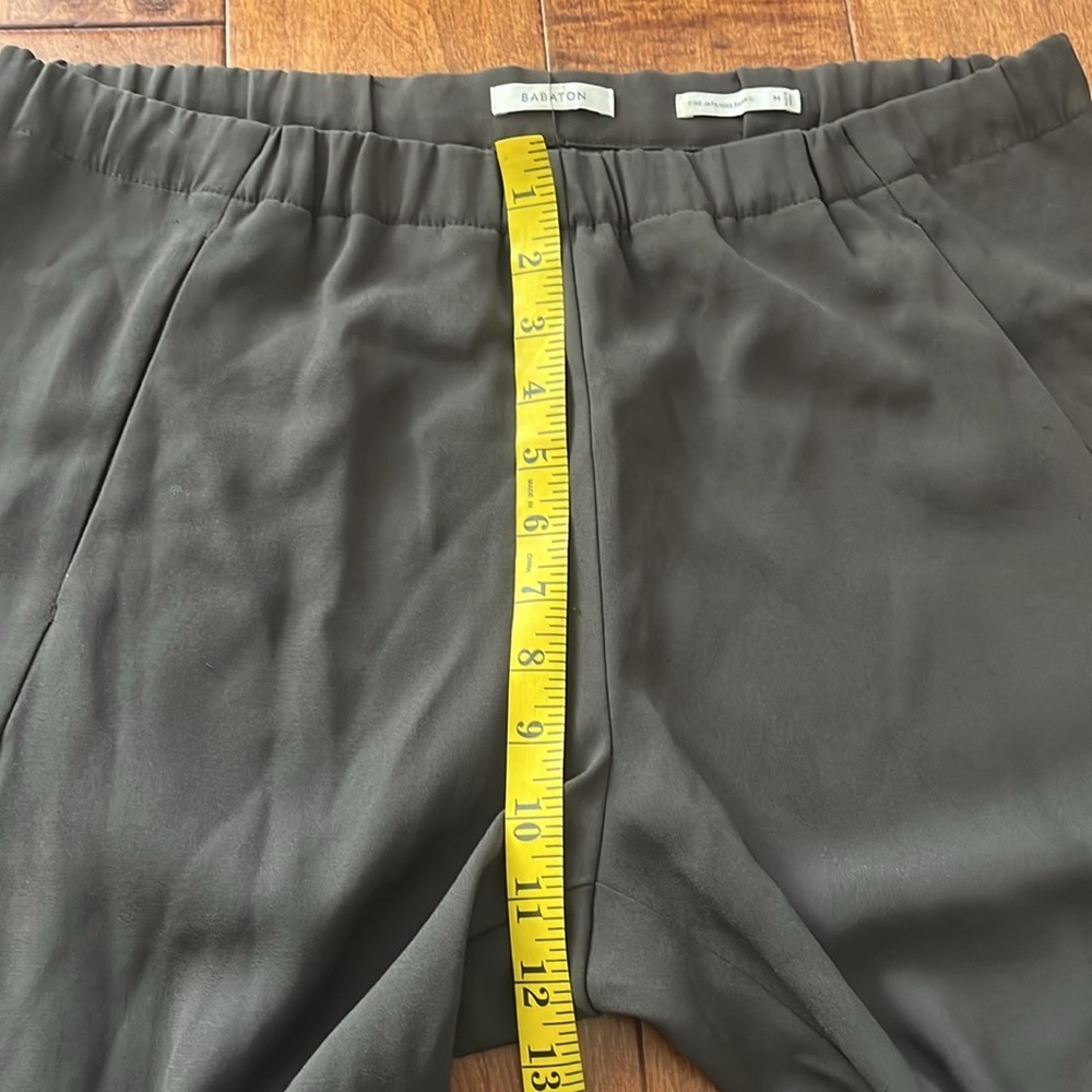 ARITZIA BABATON DEXTER PULL ON TUXEDO OLIVE PANT SIZE M - Picture 6 of 11
